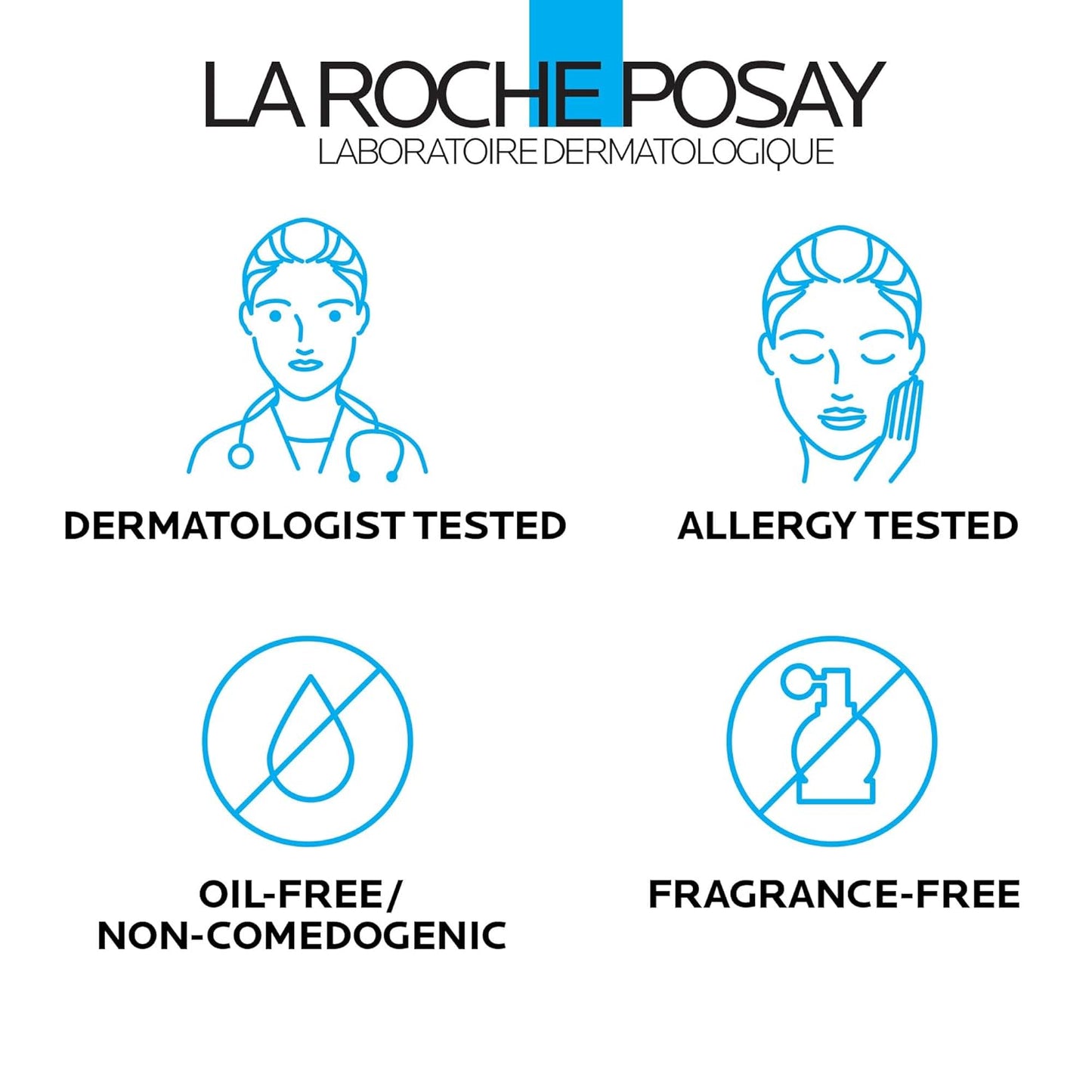 La Roche-Posay Toleriane Hydrating Gentle Facial Cleanser – Daily Face Wash with Niacinamide & Ceramides for Dry to Normal, Sensitive Skin