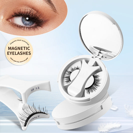 LuxuryGlow Magnetic Eyelashes with Storage Box & Applicator – Glue-Free & Reusable