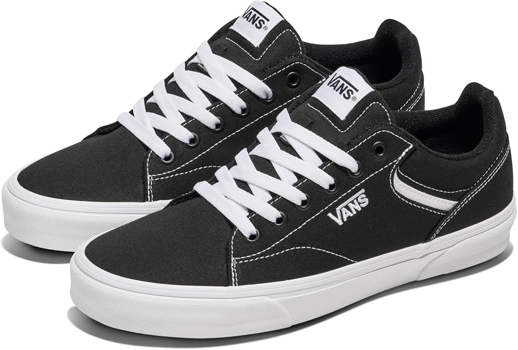 Vans Men’s Seldan Sneakers – Retro Court Style with Everyday Comfort