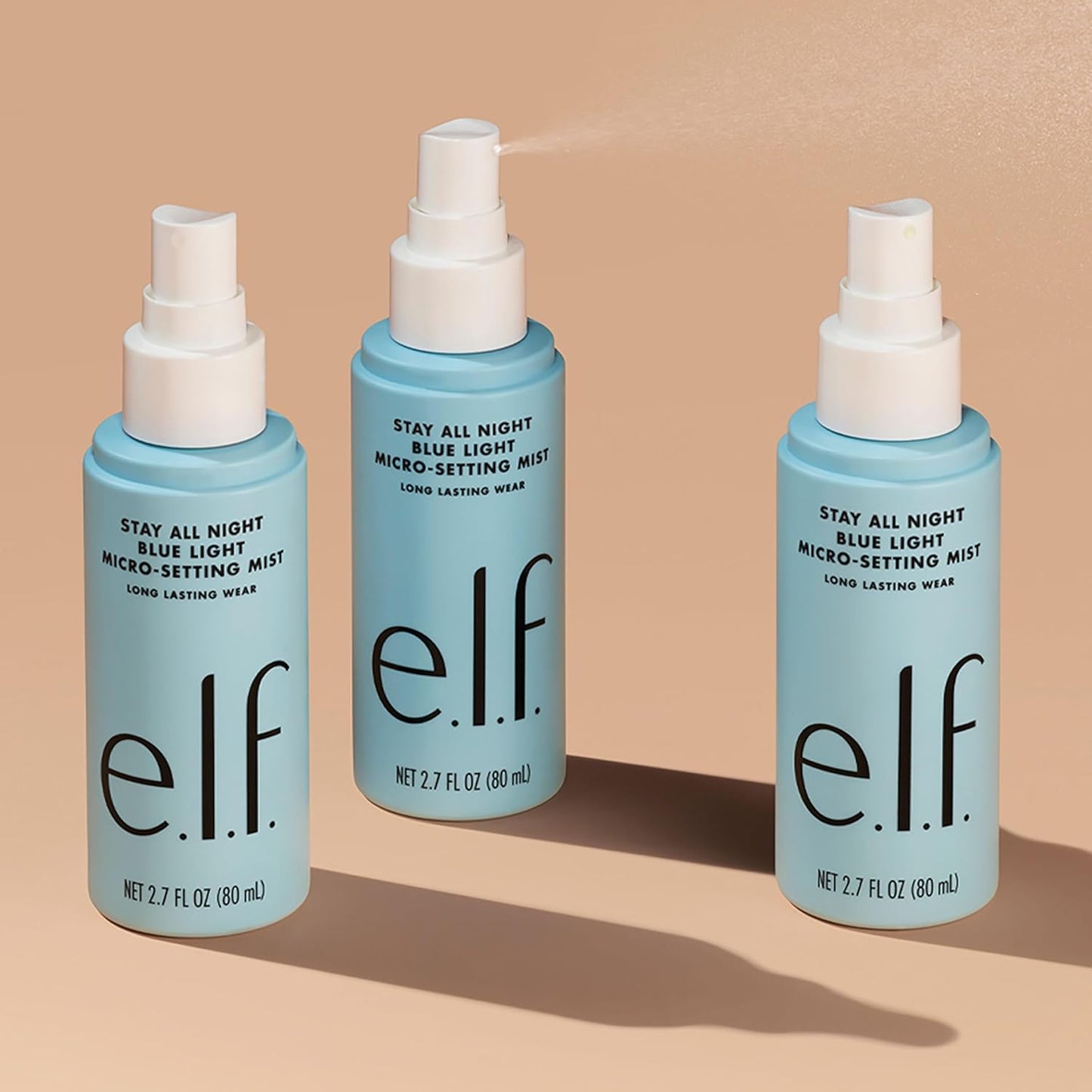 e.l.f. Stay All Day Blue Light Micro-Setting Mist – Long Lasting Makeup Spray & Skin Refresher, Matte Finish, 2.7 fl oz