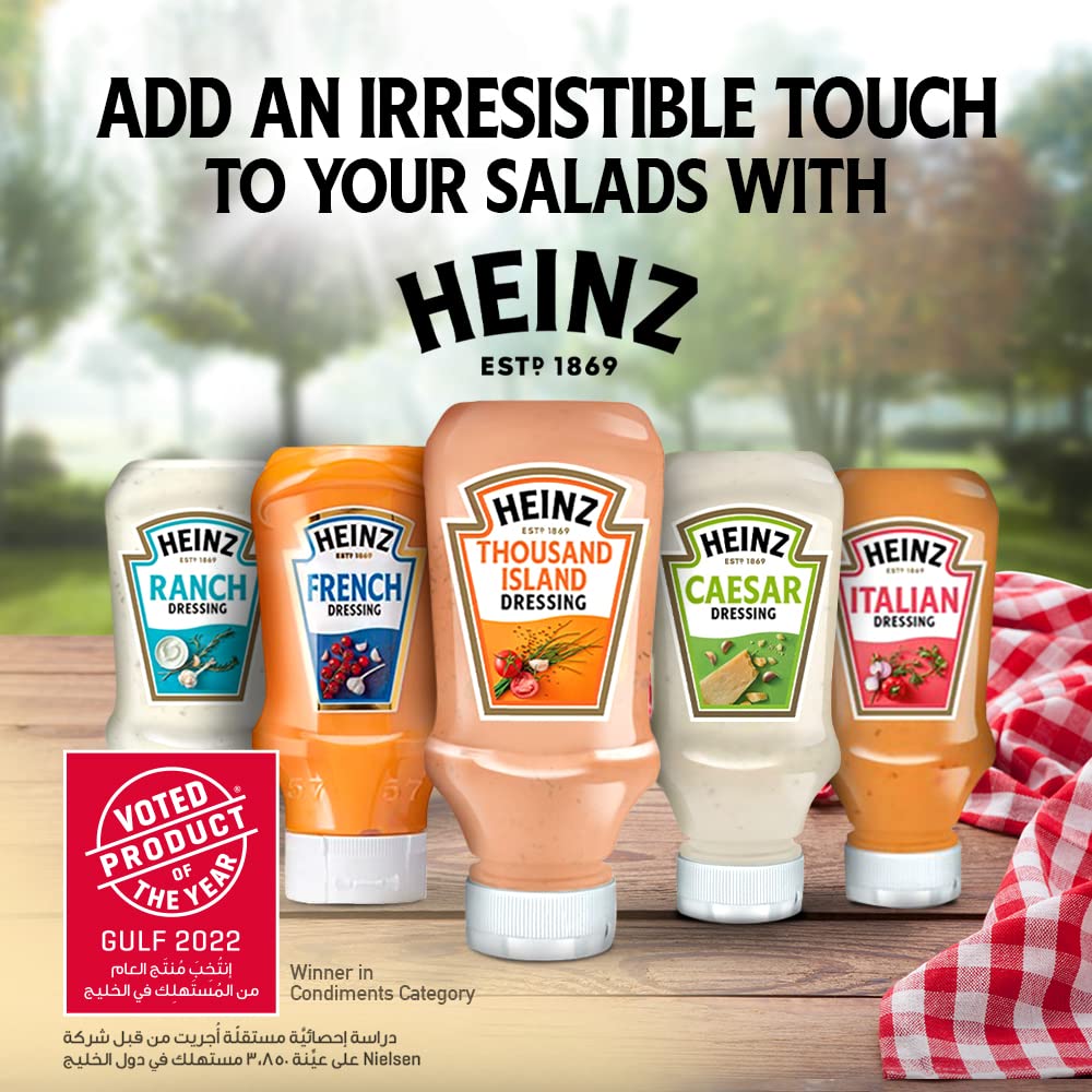 Heinz Thousand Island Dressing – Creamy & Tangy Salad Dressing (225ml)