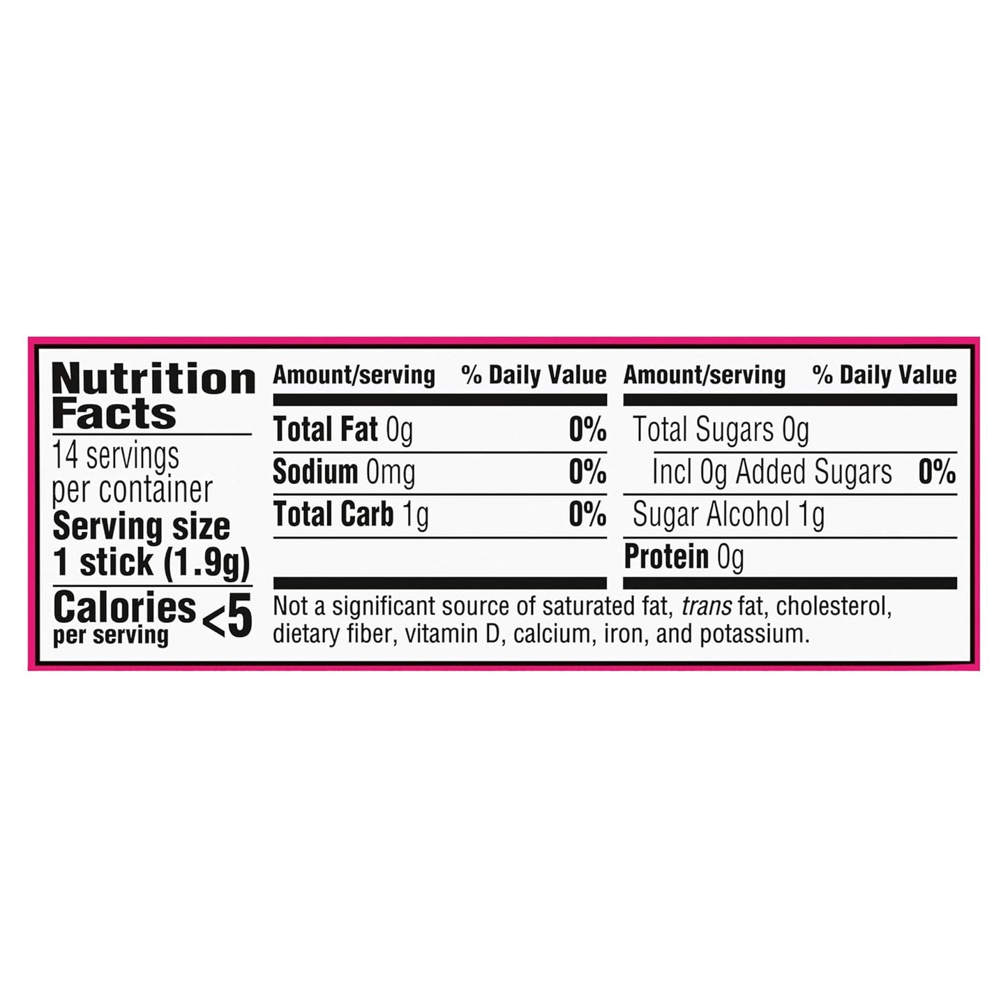 Trident Bubblegum Sugar-Free Chewing Gum – 12 Packs x 14 Pieces Each | Long-Lasting Fresh Flavour | Vegetarian & Low-Calorie (Imported)