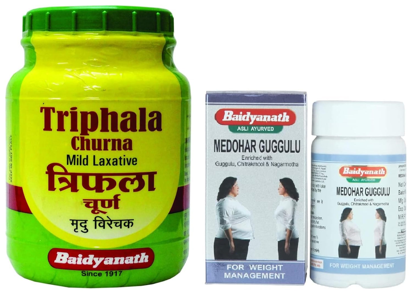Baidyanath Medohar Guggulu 120 Tab| Enriched with Guggulu, Chitrakmool and Nagarmotha (Trusted for weight management
