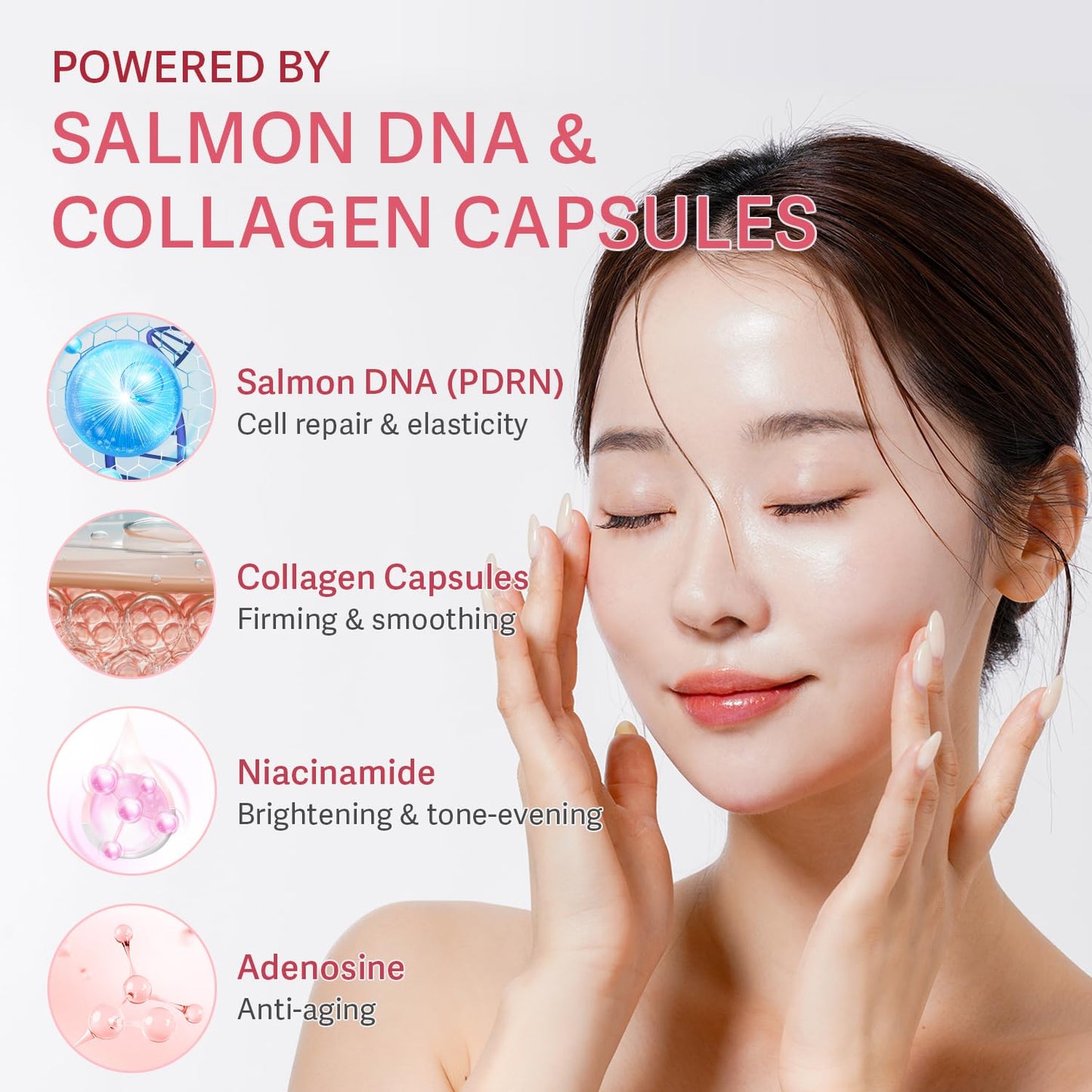 PDRN Capsule Cream with Vitamin C & Collagen – Korean Boba Moisturizer for Glowing, Hydrated & Youthful Skin – 80ml