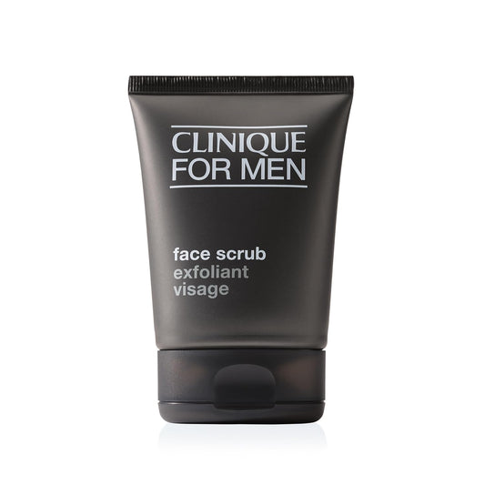 Clinique For Men Face Scrub with Salicylic Acid – Exfoliating & Cleansing Gel | Daily Gentle Formula | 3.4 fl oz