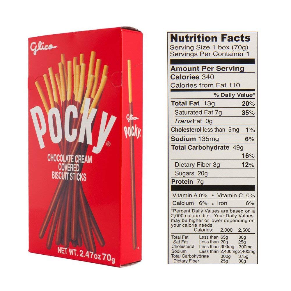 Glico Pocky Biscuit Sticks Combo Pack – 2 Flavours (Chocolate & Double Choco) – 47g Each | Imported Japanese Snack