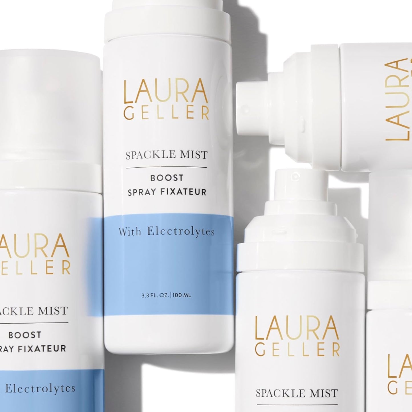 Laura Geller Spackle Mist Boost Setting Spray – Hydrating Dewy Makeup Mist with Electrolytes & Blue Light Protection, Long-Lasting, 01 Electrolytes