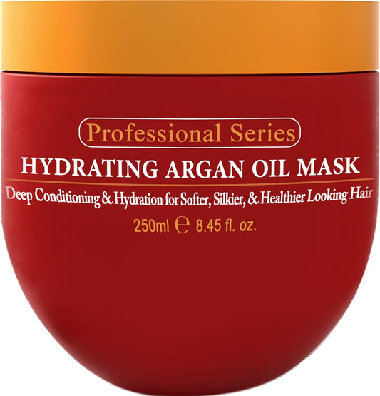 Arvazallia Hydrating Argan Oil Hair Mask & Deep Conditioner – 8.45 oz Jar
