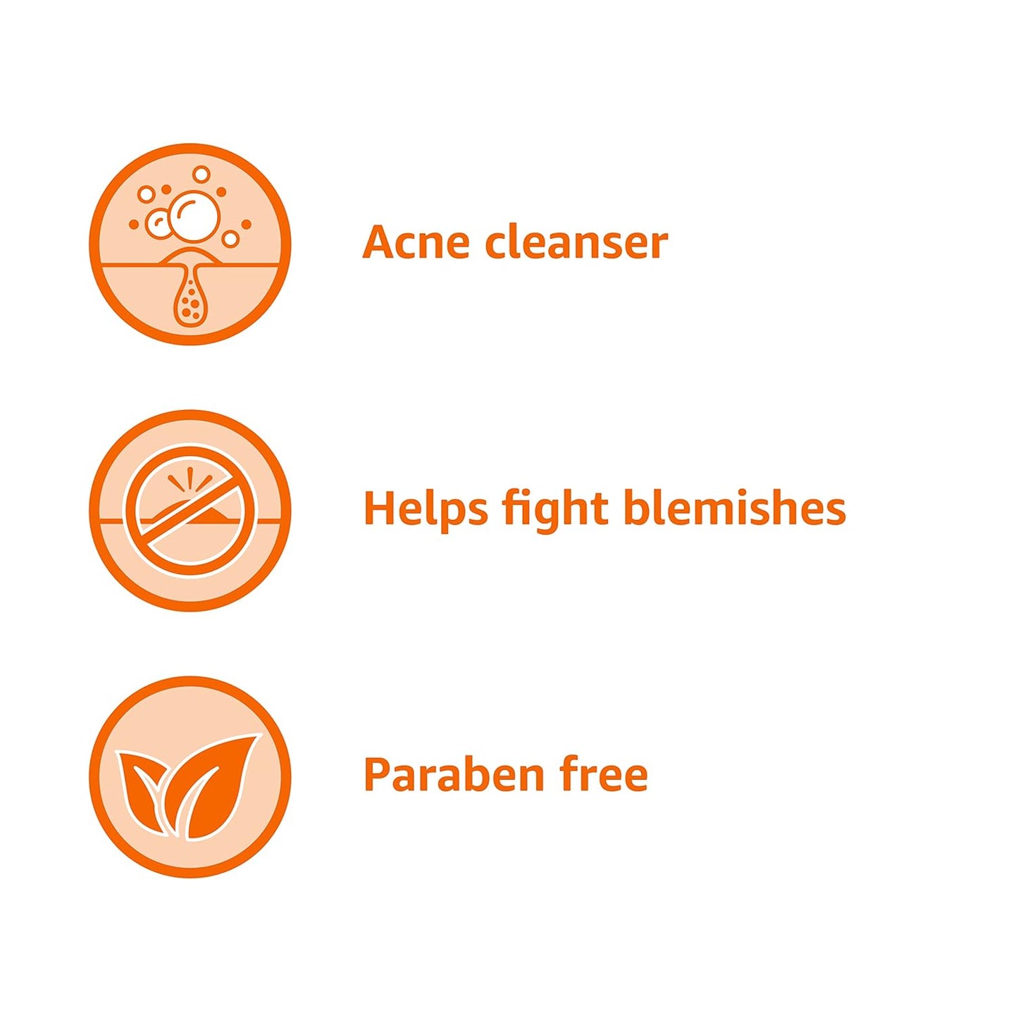 Amazon Basics Acne Cleanser Face Wash | Daily Control with 10% Benzoyl Peroxide | Maximum Strength Acne Treatment