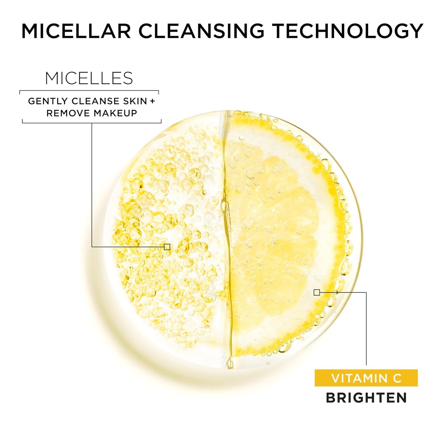 Garnier Micellar Water with Vitamin C – Brightening Makeup Remover & Cleanser, 400ml