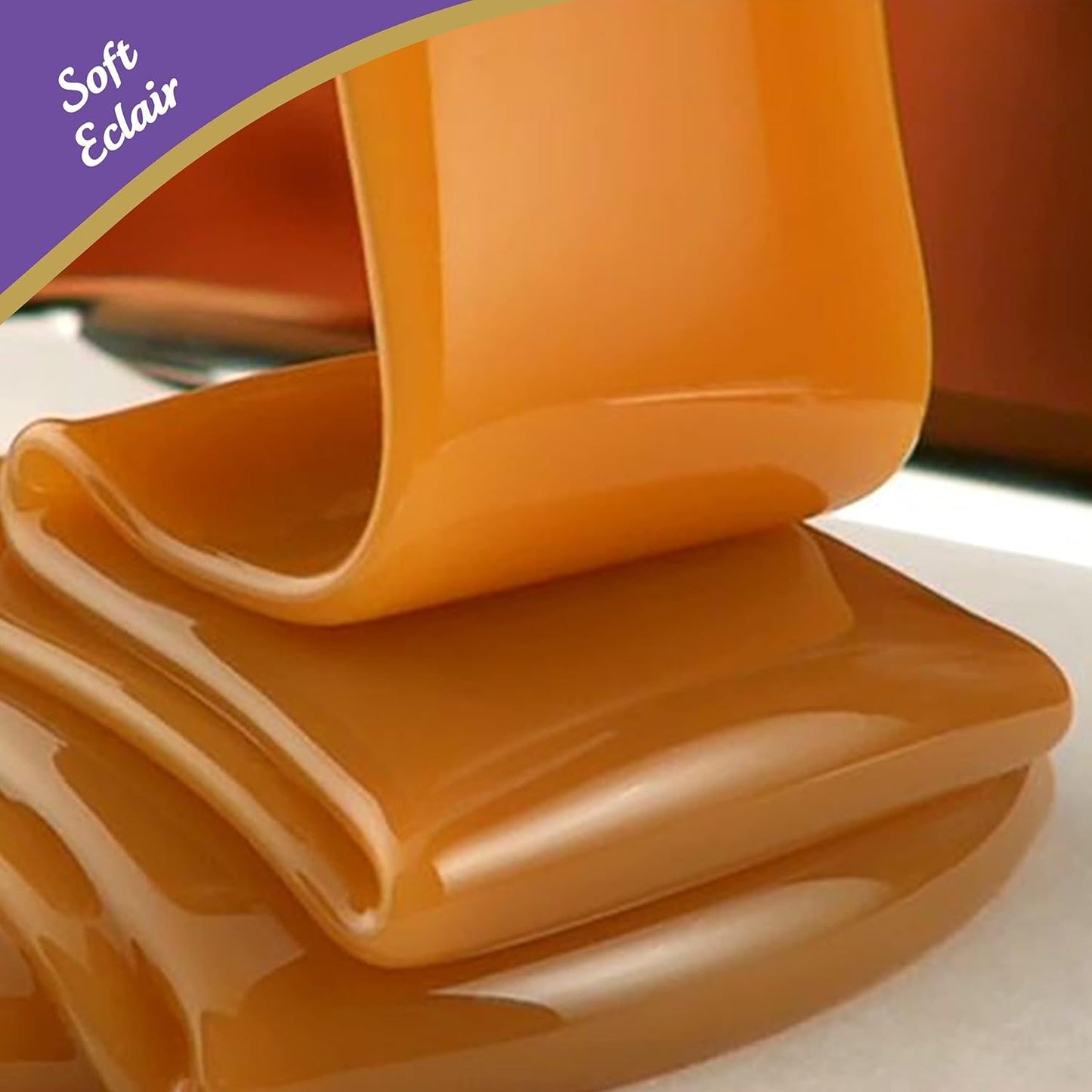 Werther’s Original Soft Éclairs | Chocolate Filled Soft Caramel Toffees | 100g Pack (Imported, Vegetarian)