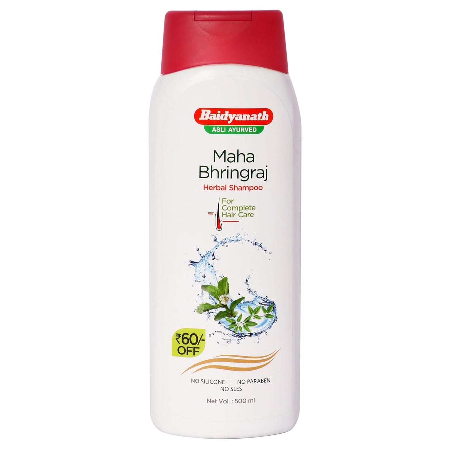 Baidyanath Mahabhringraj Shampoo 500ml | Ayurvedic Remedy for Dandruff & Healthy Hair