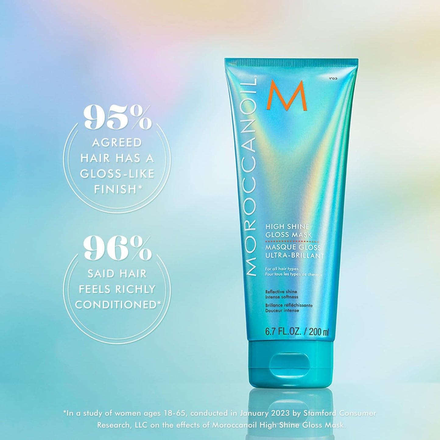 Moroccanoil High Shine Gloss Mask – ArganID™ Technology for Soft, Healthy & Color-Protected Hair – 2.5 oz