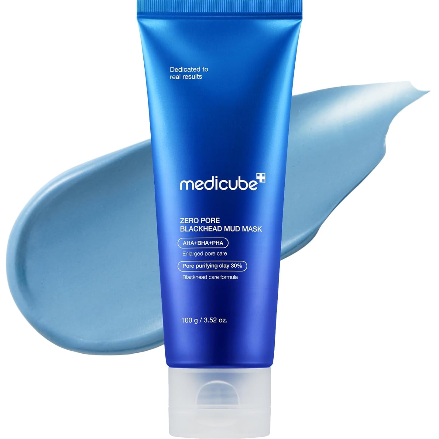 Medicube Zero Pore Blackhead Mud Mask | Quick 3-Min Detox with AHA, BHA, PHA | Pore Tightening, Cooling Korean Clay Mask (3.52 oz)