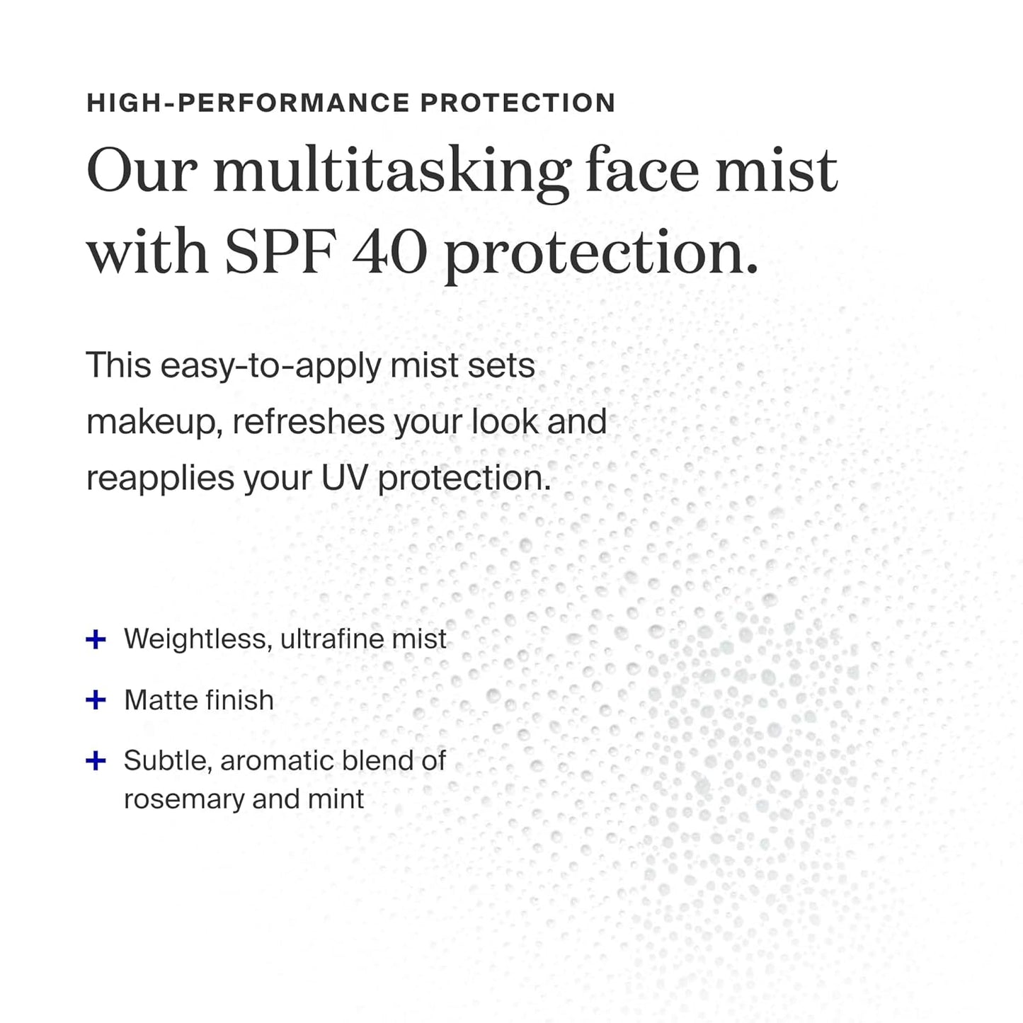 Supergoop! (Re)setting Refreshing Mist SPF 40 – Makeup Setting Facial Spray with UV & Pollution Protection, Mint & Rosemary Scent (1 fl oz)