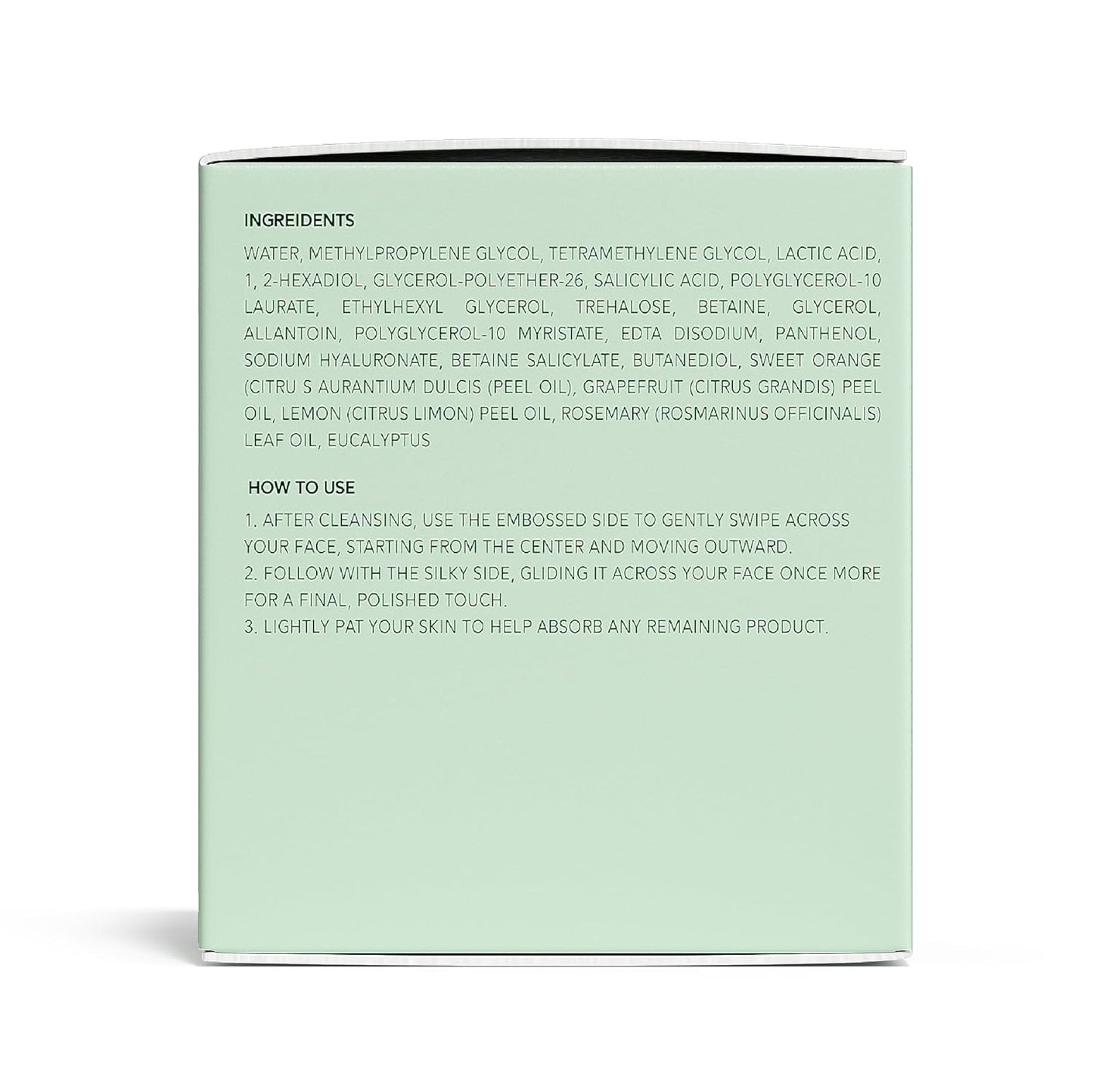 QUIA Dual-Action Toner Pads – Exfoliate & Hydrate in One Step – Gentle PHA Formula for Sensitive Skin – 70 Textured Pads