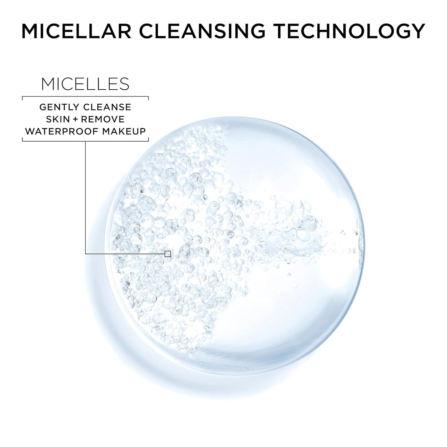 Garnier Micellar Water for Waterproof Makeup – Gentle Hydrating Cleanser & Makeup Remover, Suitable for Sensitive Skin, Vegan & Cruelty-Free (13.5 fl oz, 2 Pack)