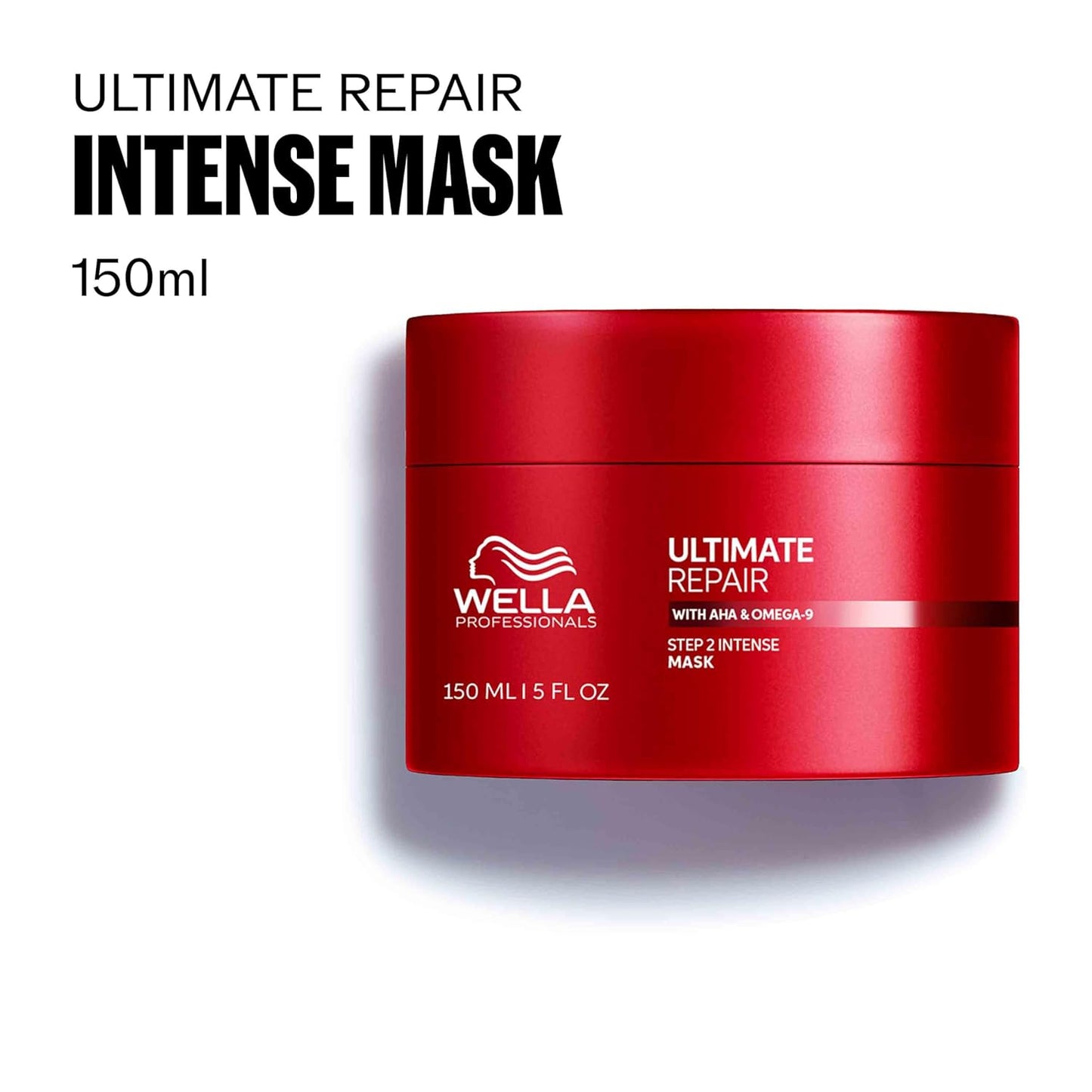 Wella Professionals Ultimate Repair Mask – Vegan Hair Treatment with AHA & Omega-9 – Strengthens, Repairs & Smooths Damaged Hair – 5 oz