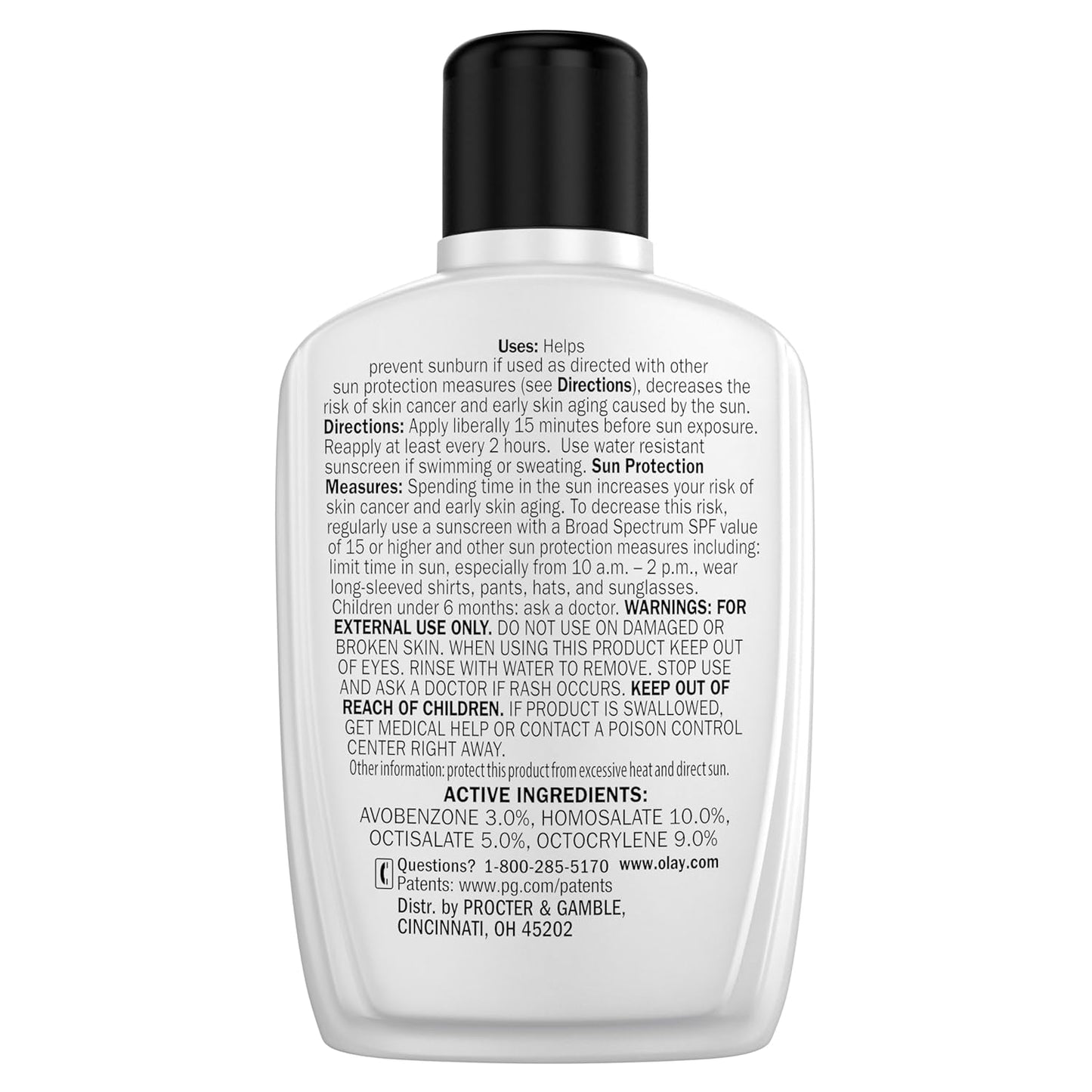 Olay Complete+ Moisturizer with Sunscreen SPF 40 | Fragrance-Free Face Lotion for Sensitive Skin | No White Cast, Lightweight, Vitamin-Enriched (6 oz)