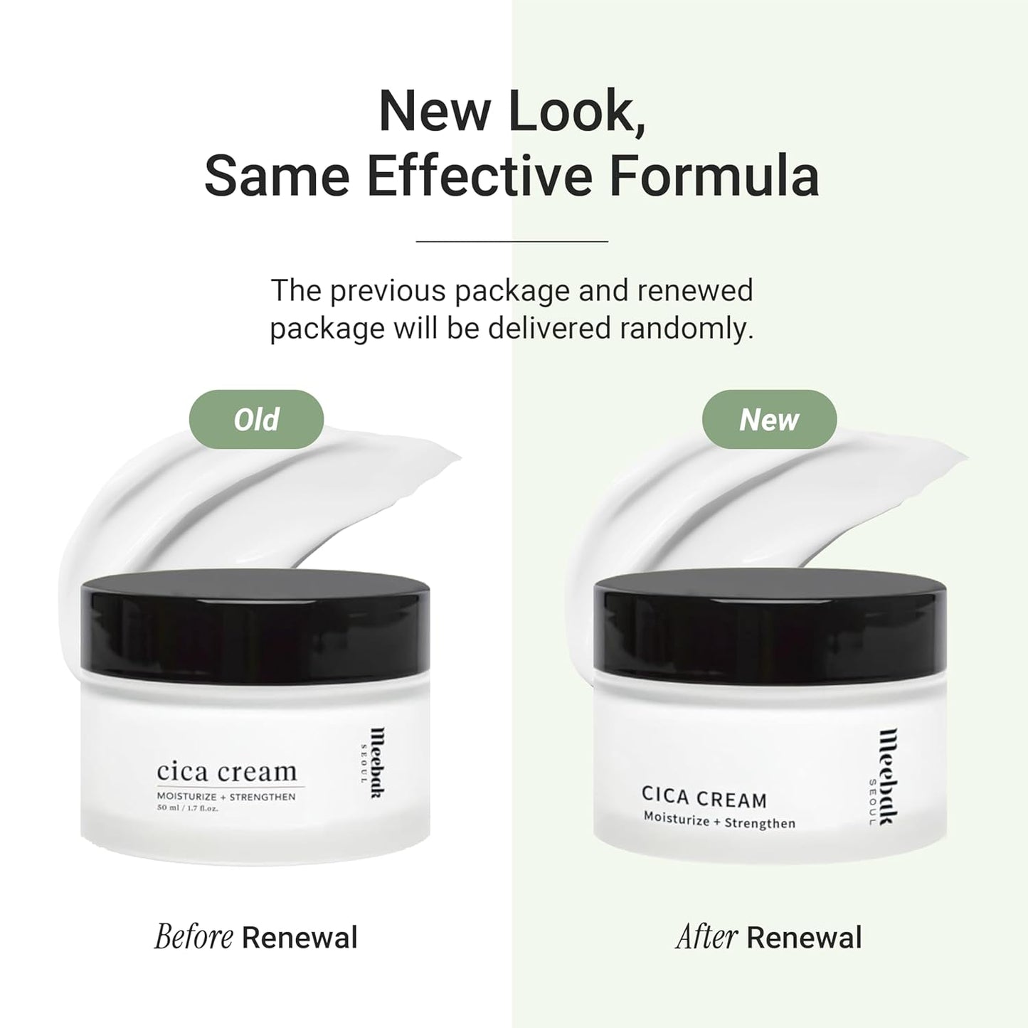 Meebak Cica Cream – Daily Repair Moisturizer with Niacinamide, Retinol & Ceramide | Hydrating Anti-Aging Cream for Sensitive Skin (1.68 fl oz)
