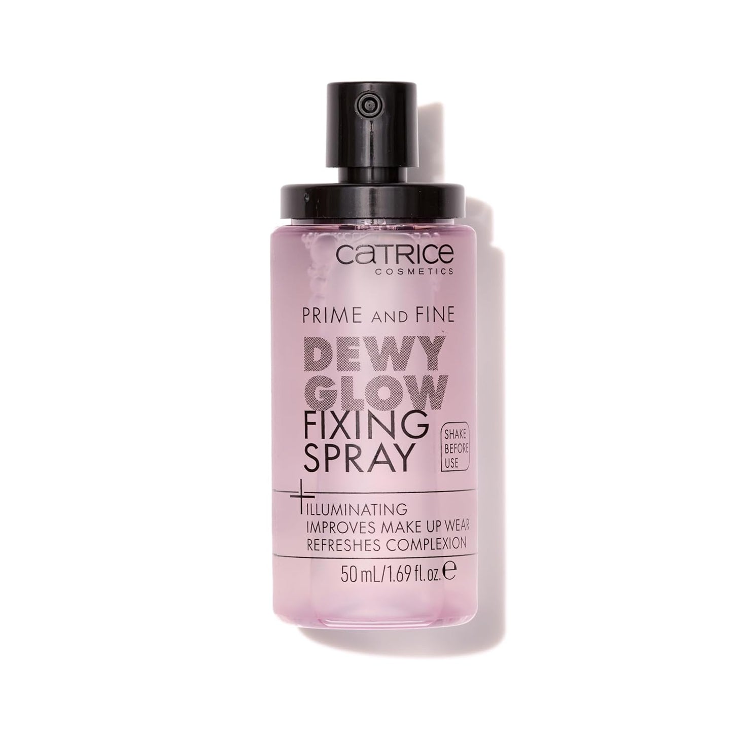Catrice Prime & Fine Illuminating Dewy Glow Spray – Vegan, Cruelty-Free Fixing Mist, Paraben-Free – 3oz