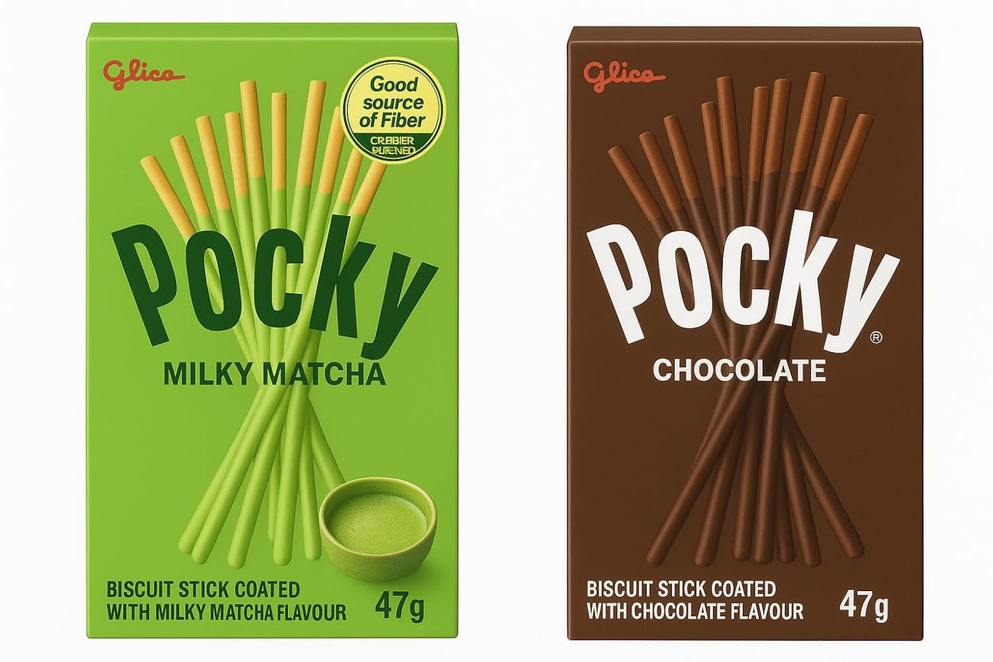 Glico Pocky Biscuit Sticks Combo Pack – 5 Flavours Variety Box 47g Each (Imported from Japan)
