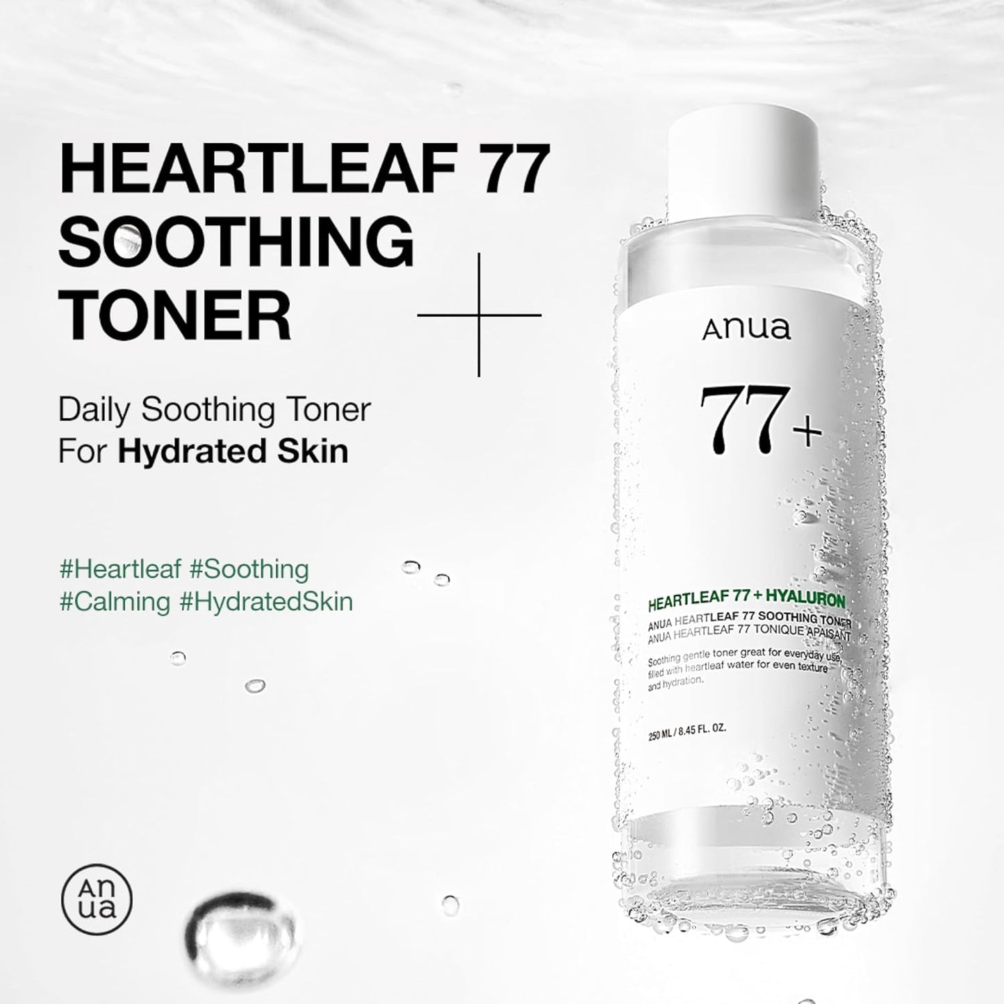 Anua Heartleaf 77 Soothing Toner 500ml | pH 5.5 Hydrating & Calming Toner for Acne-Prone, Sensitive Skin