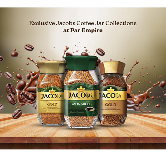 Jacobs Monarch Freeze-Dried Instant Coffee – 100% Pure Ground Light Roast | 100g Glass Bottle (Imported)