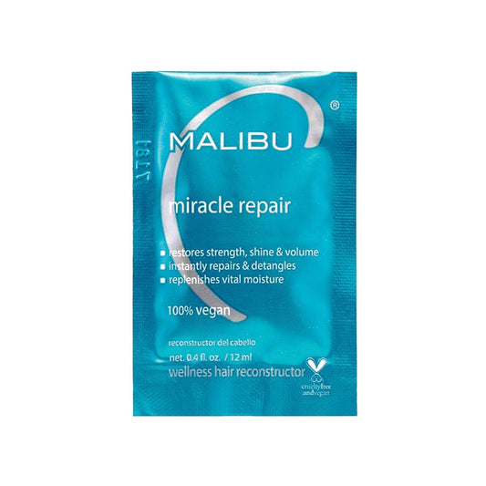 Malibu C Miracle Repair Hair Reconstructor – Protein Treatment with Flax Protein & Vitamin B5 for Damaged, Chemically-Treated Hair