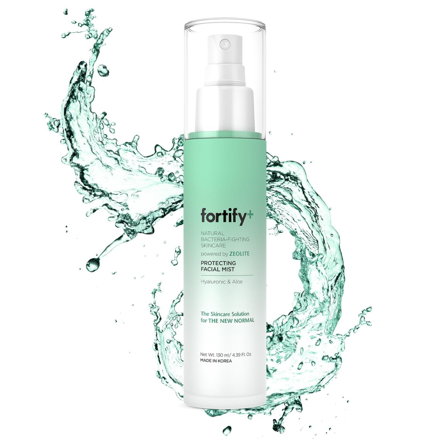Fortify 9-in-1 Korean Facial Mist Spray – Hydrating & Soothing Face Spray with Hyaluronic Acid & Aloe Vera, Alcohol-Free, Dermatologist Tested (130ml/4.39oz)