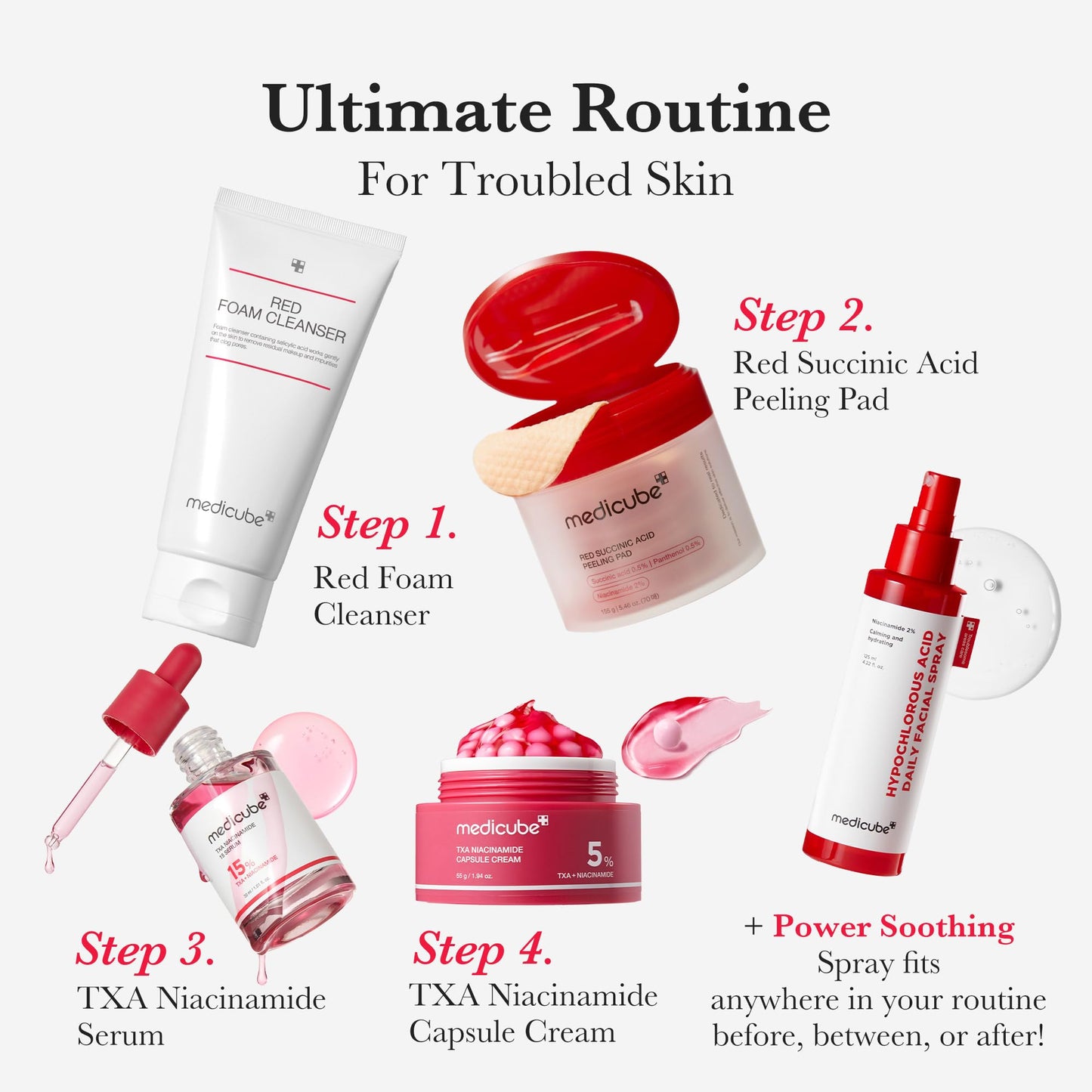 Medicube PDRN Marshmallow Whip Cleanser – Korean Hydrating Foam Face Wash with Niacinamide & Hyaluronic Acid for Pore Care, Uneven Skin Tone & Radiant Glow (143g)