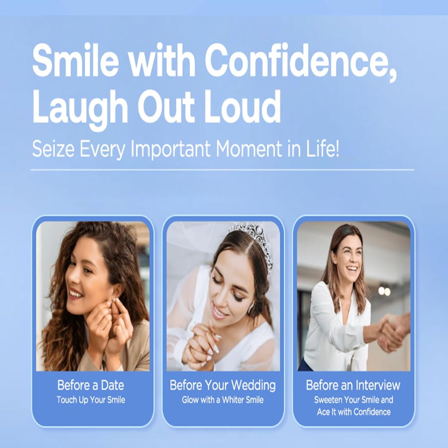 Teeth Whitening Strips – 28 Strips (14 Treatments) | Mint Flavor | Safe & Effective Whitening