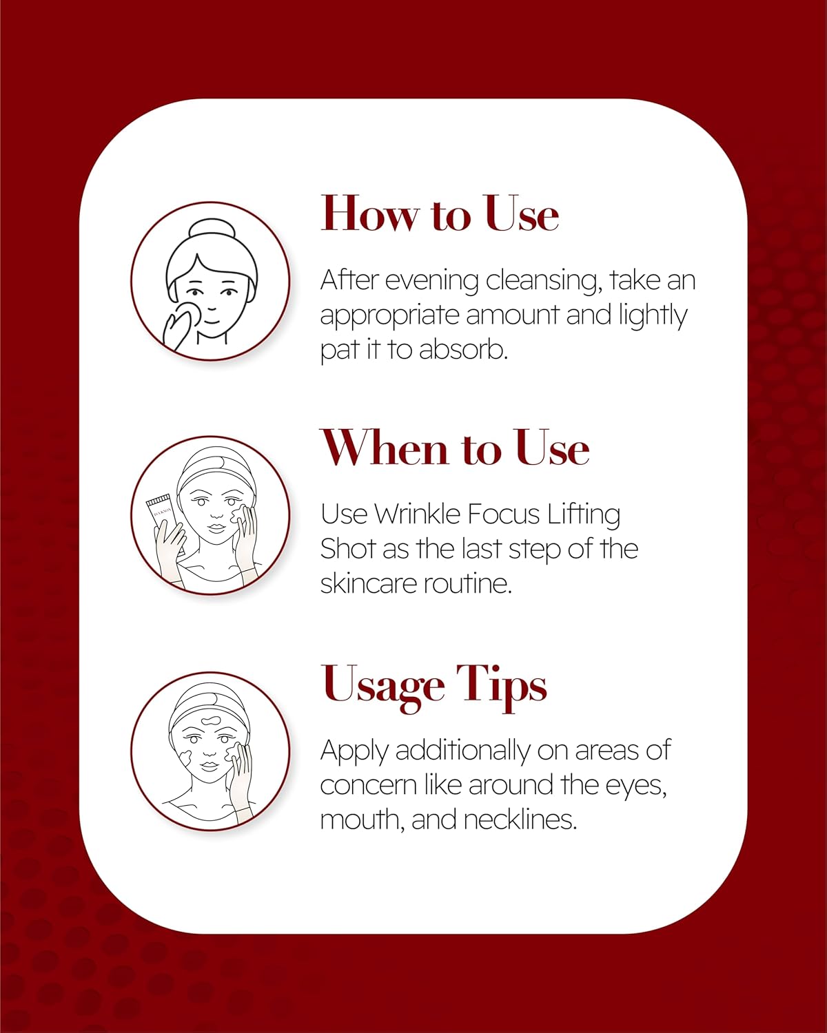 ISA KNOX Wrinkle Focus Shot Cream Set – Anti-Aging Moisturizer for Face, Eyes & Neck (3.1 fl oz, Pack of 3)