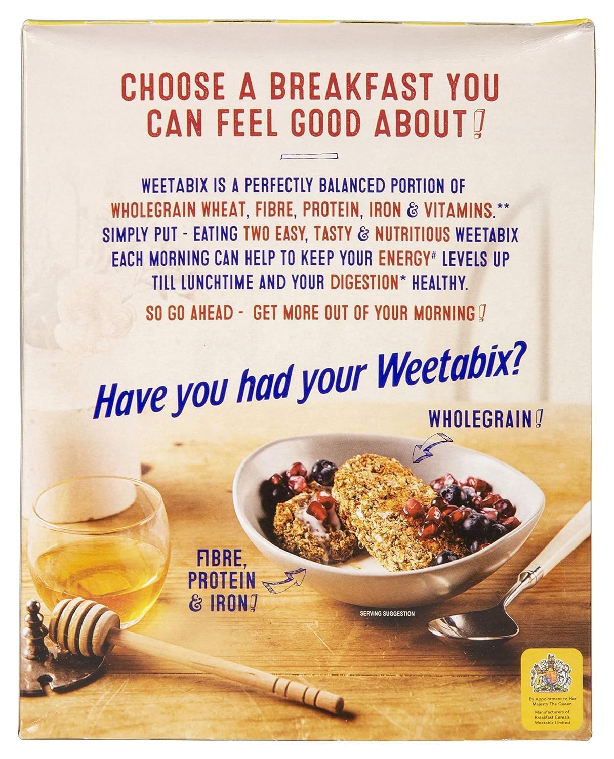 Weetabixx Original Wholegrain Breakfast Cereal | High Fibre, Low Fat | 430g Family Pack (UK Imported, Vegetarian)