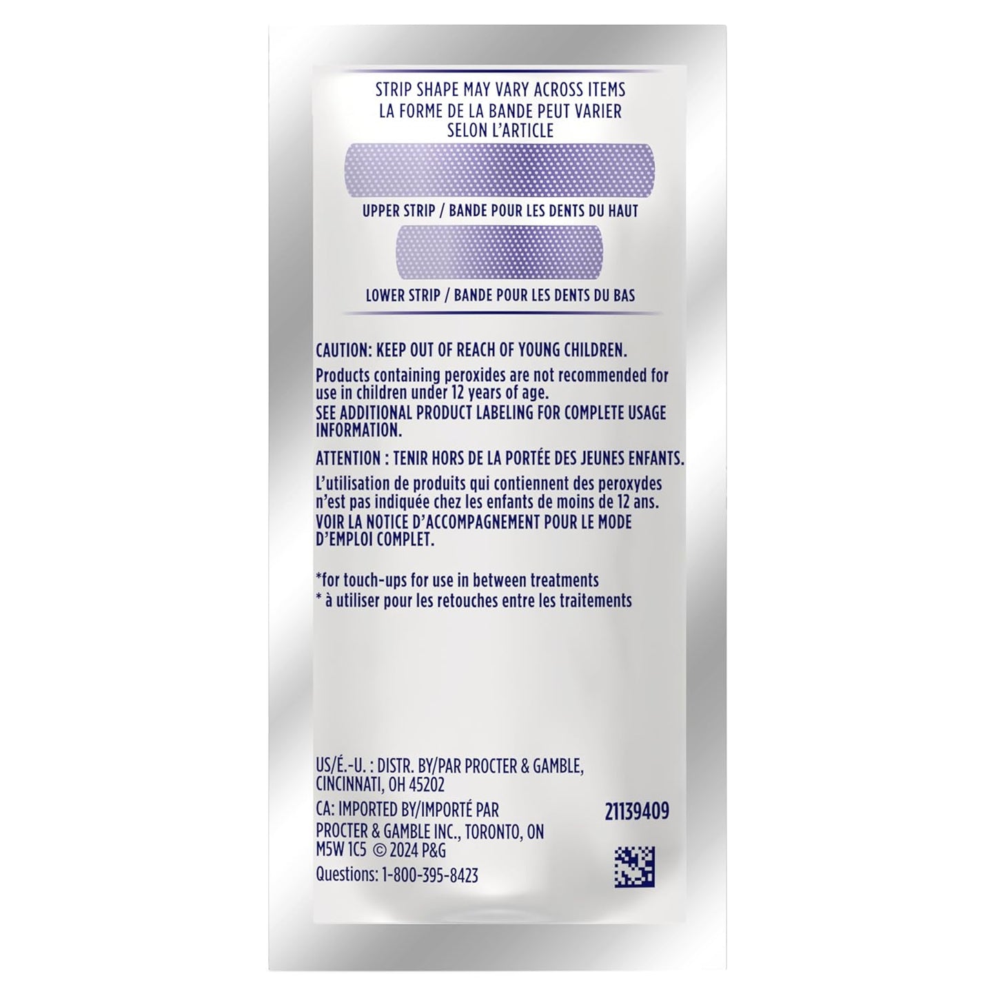 Crest 3D Whitestrips Professional Effects - Kit de 44 tiras blanqueadoras dentales
