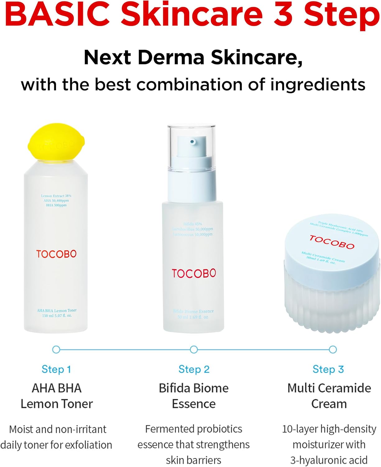 TOCOBO Bifida Biome Essence – Vegan Korean Skin Repair Serum with Probiotics & Niacinamide | Hydrating Barrier Essence for Radiant, Resilient Skin (50ml / 1.69 fl.oz.)