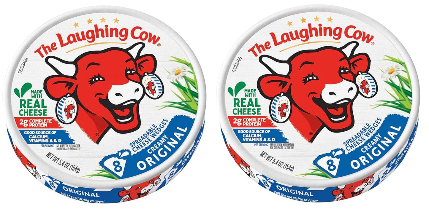The Laughing Cow Original Cheese Spread – 16 Creamy Triangles, 240g (Imported from UAE)