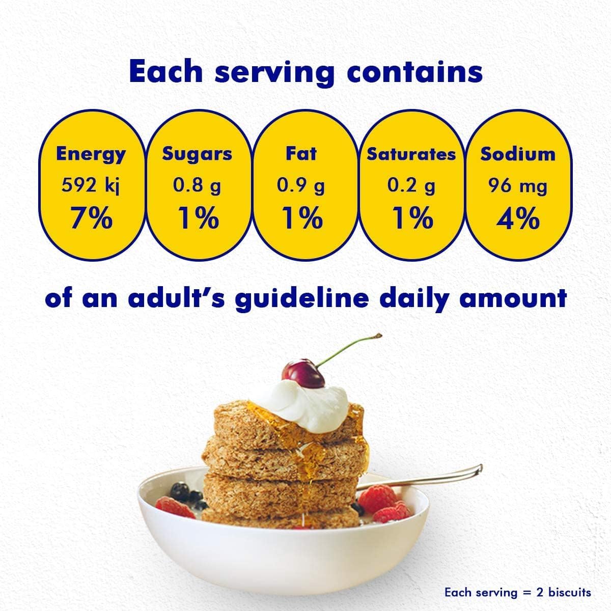 Weetabixx Original Wholegrain Breakfast Cereal | High Fibre, Low Fat | 430g Family Pack (UK Imported, Vegetarian)