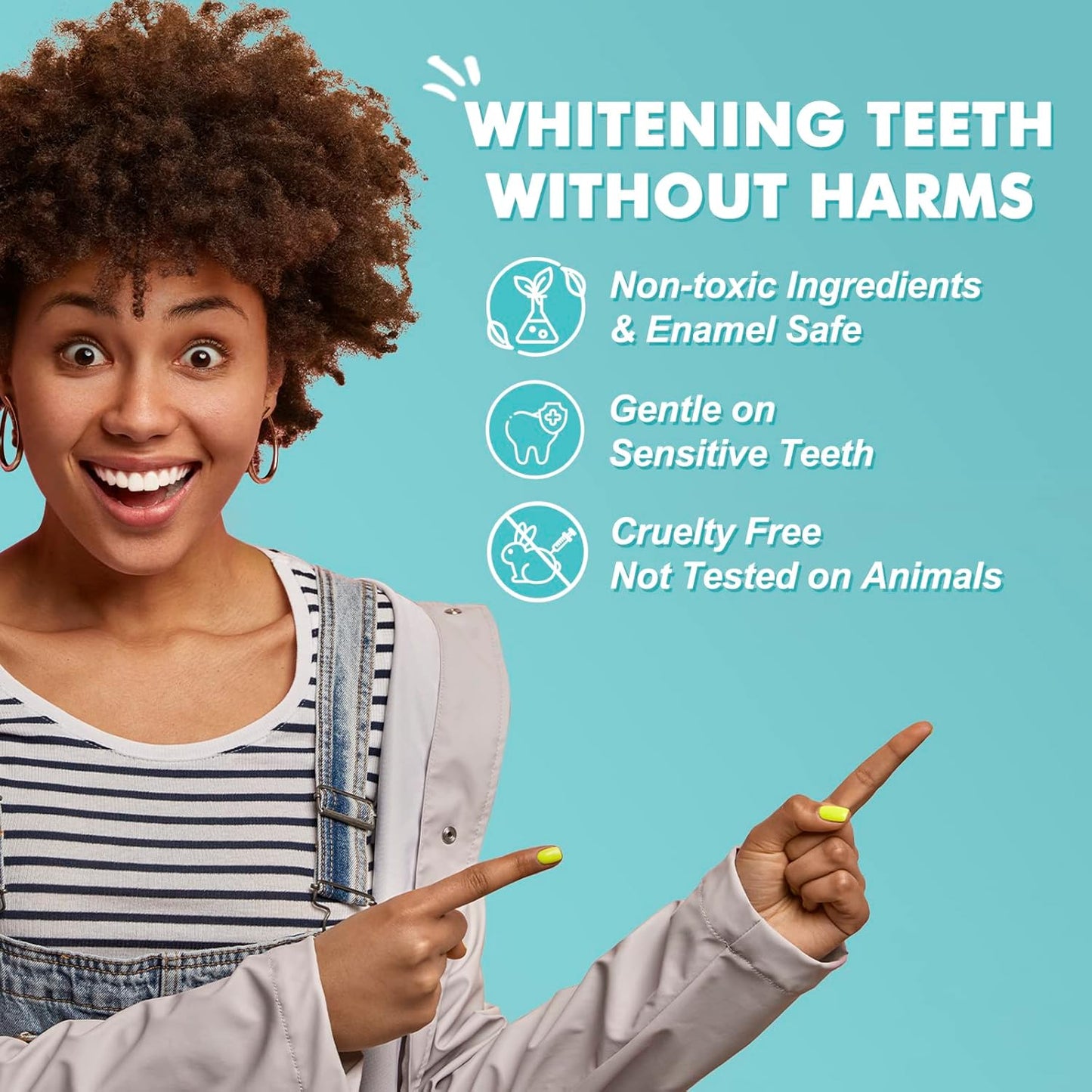 Teeth Whitening Strips – Sierra Clean Enamel-Safe Kit | 7 Treatments for Sensitive Teeth, Fast Stain Removal & Dentist Approved