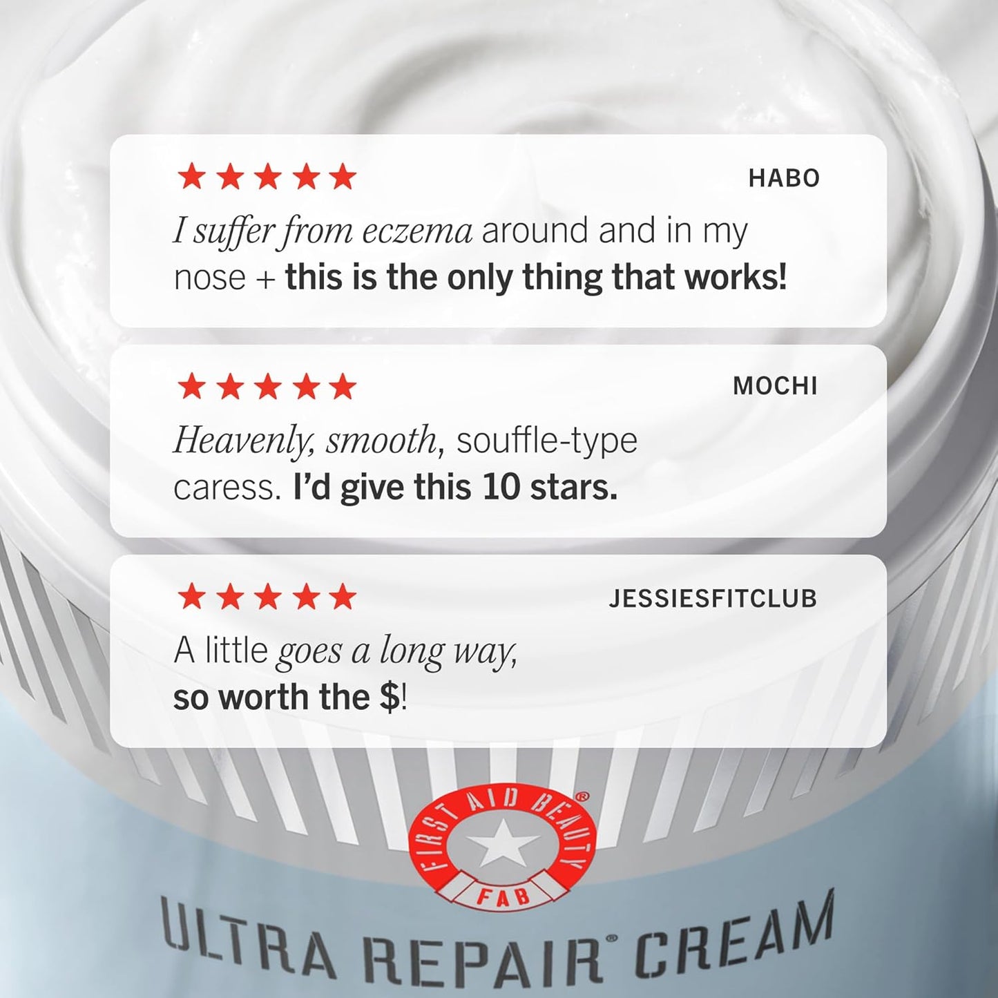 First Aid Beauty Ultra Repair Cream – Intense Hydration & Skin Barrier Support