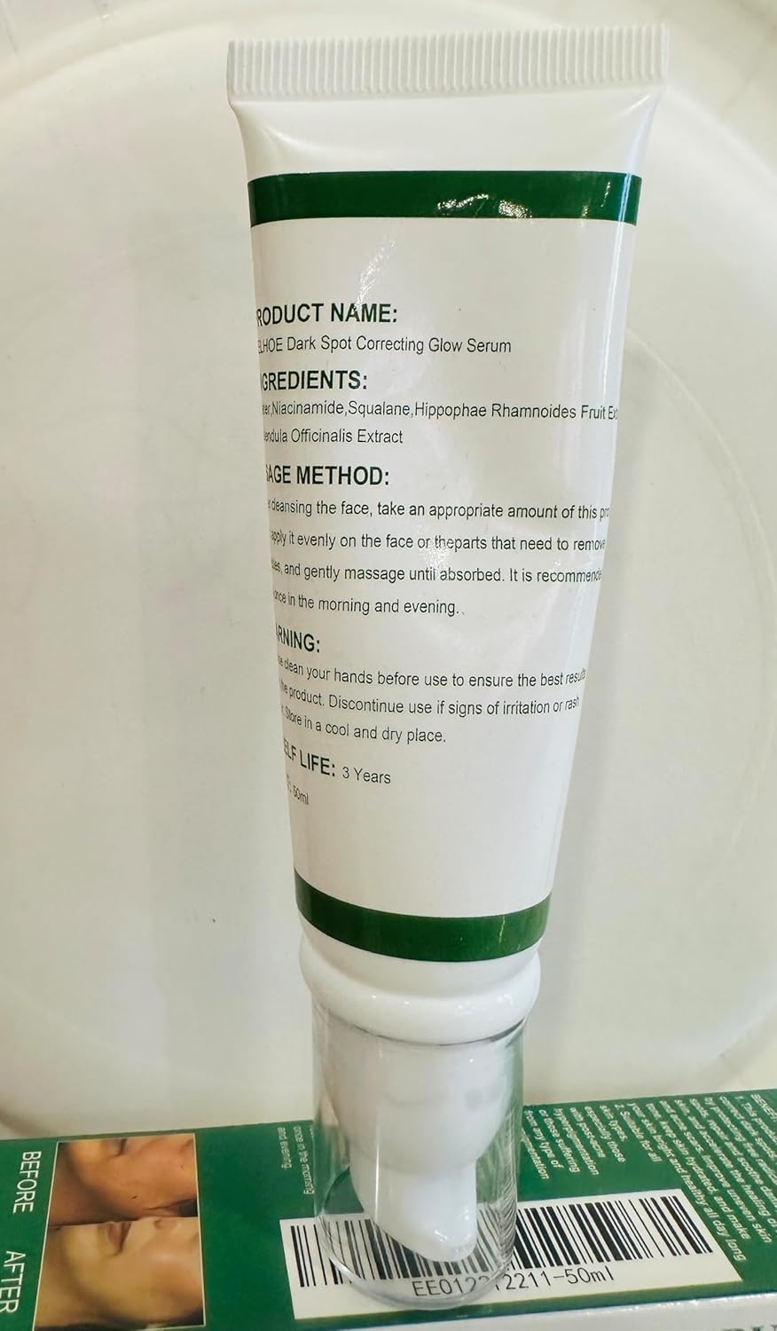 AhmedKazi Dark Spot Correcting Glow Serum – Korean Skincare with Niacinamide & Papaya Extract | Brightening, Moisturizing & Even-Tone Serum for All Skin Types – 50ml