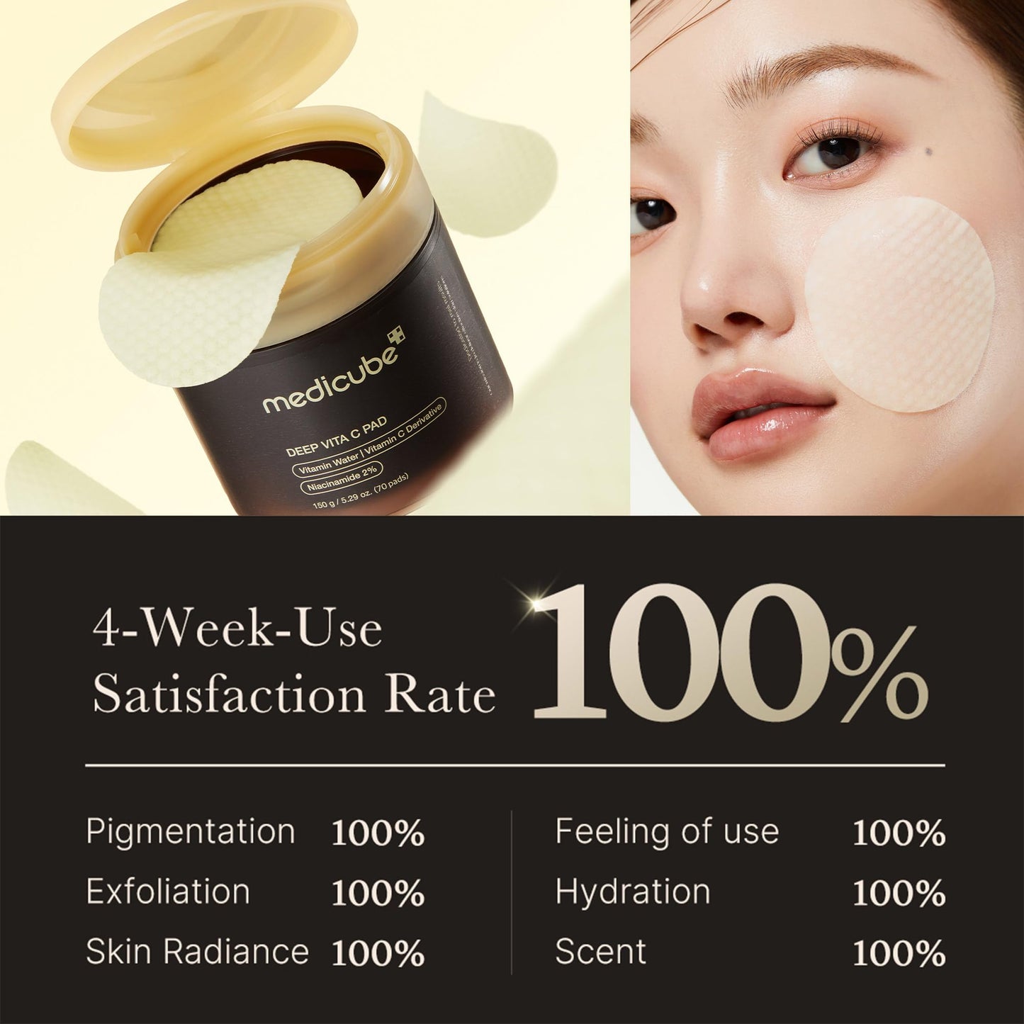 Medicube Salmon DNA PDRN Pink Collagen Jelly Pad – Korean Gel Toner Pads with Niacinamide, Retinol & Madecassoside for Radiance, Soothing & Uneven Skin Tone (70 Pads)