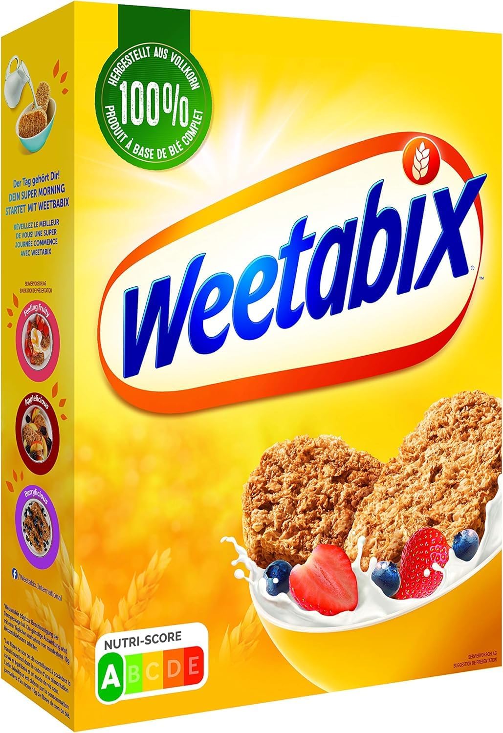 Weetabixx Wholegrain Cereal 450g – 100% Wheat Healthy Breakfast (UK Import)