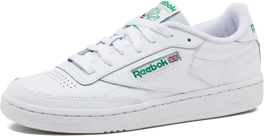 Reebok Men’s Club C 85 Tennis Shoes – Classic Leather Sneakers for Everyday Comfort
