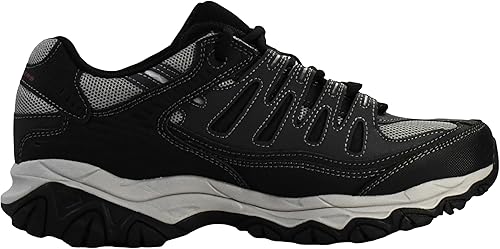 Skechers Men’s Afterburn M. Fit Sneakers | Leather Memory Foam Trainers