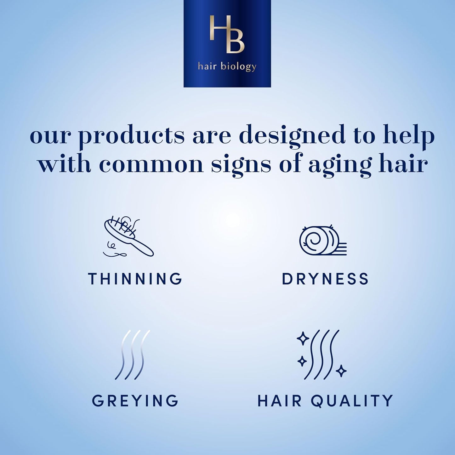 Hair Biology Biotin Purple Shampoo & Conditioner Set – Anti-Brass, Shine & Moisture for Grey, Silver & Color-Treated Hair – 12.8 fl oz Each, 2 Pack