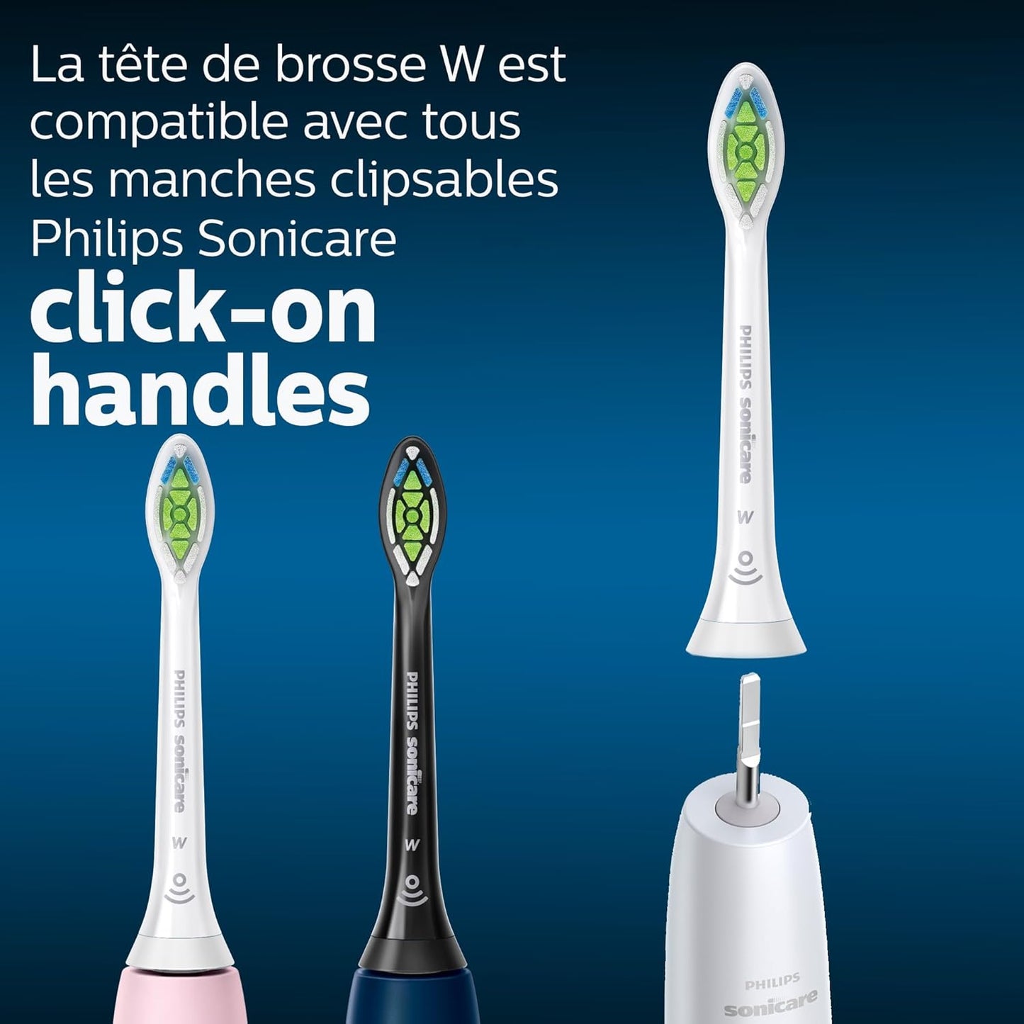 Philips Sonicare Optimal Whitening BrushSync Heads | Pack of 8 | Compatible with All Sonicare Handles