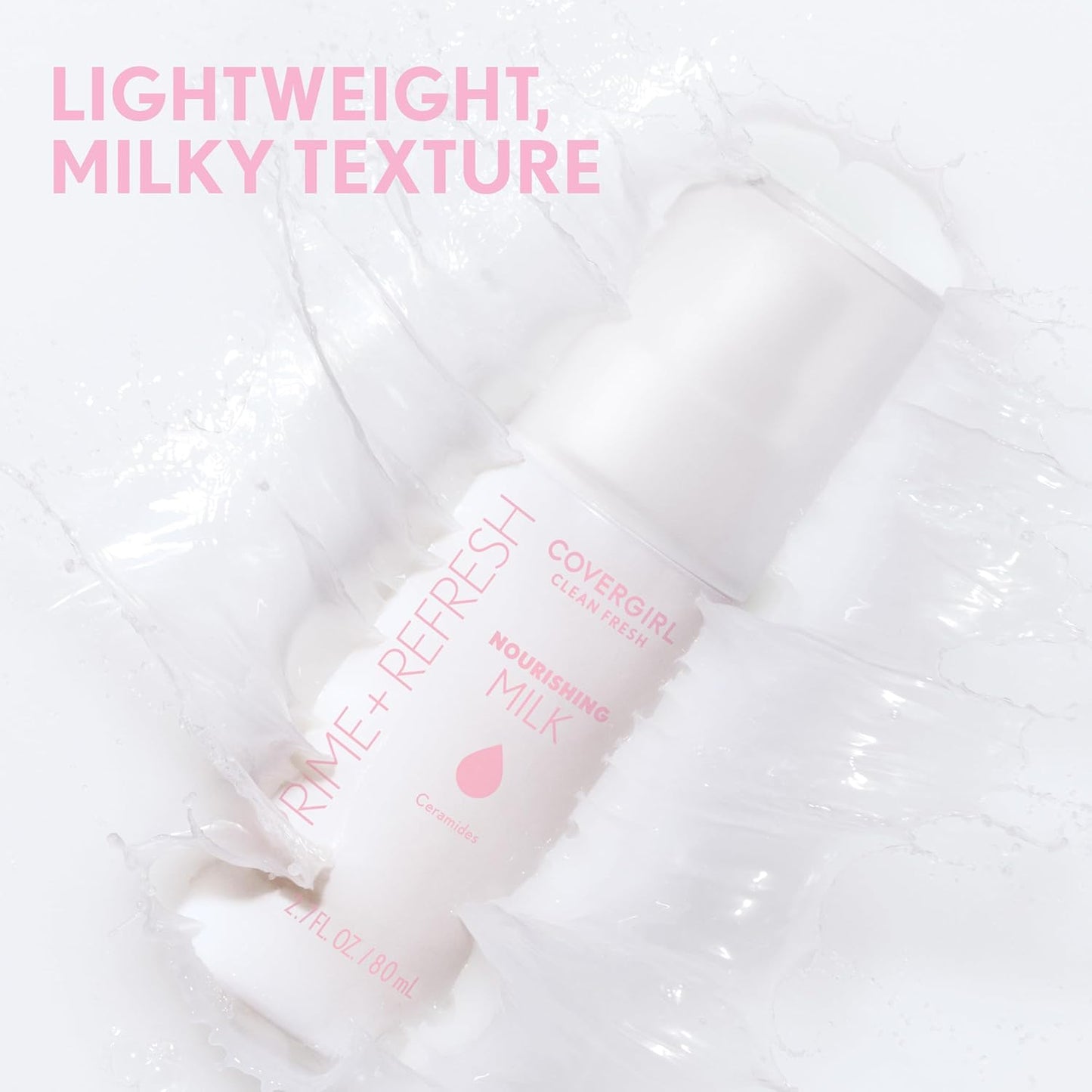 CoverGirl Clean Fresh Nourishing Milk Spray – Hydrating & Plumping Face Mist with Hyaluronic Acid, Vegan & Dewy Finish, 100ml