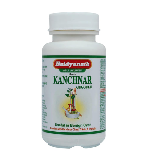 Baidyanath Kanchnar Guggulu – 80 Tablets | Ayurvedic Herbal Supplement for Thyroid & Detox