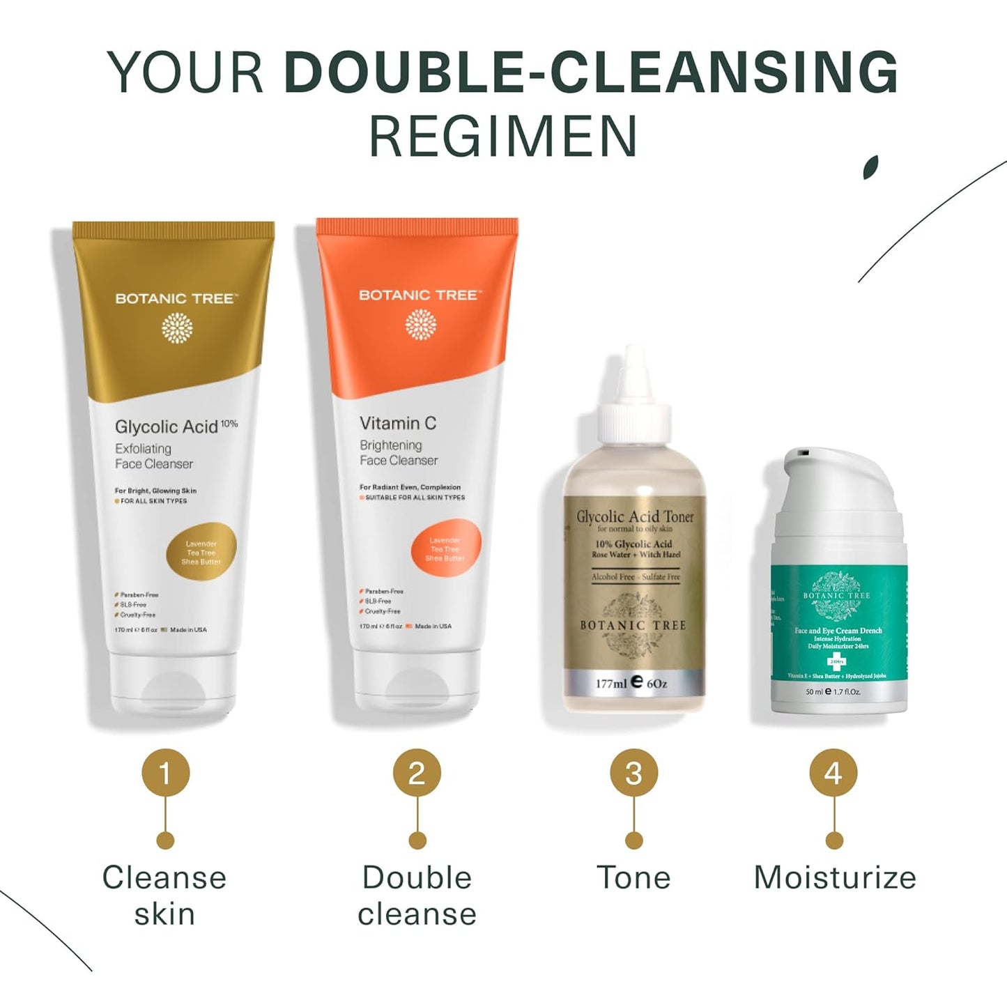 Botanic Tree Vitamin C Face Wash – Brightening & Acne Control Facial Cleanser